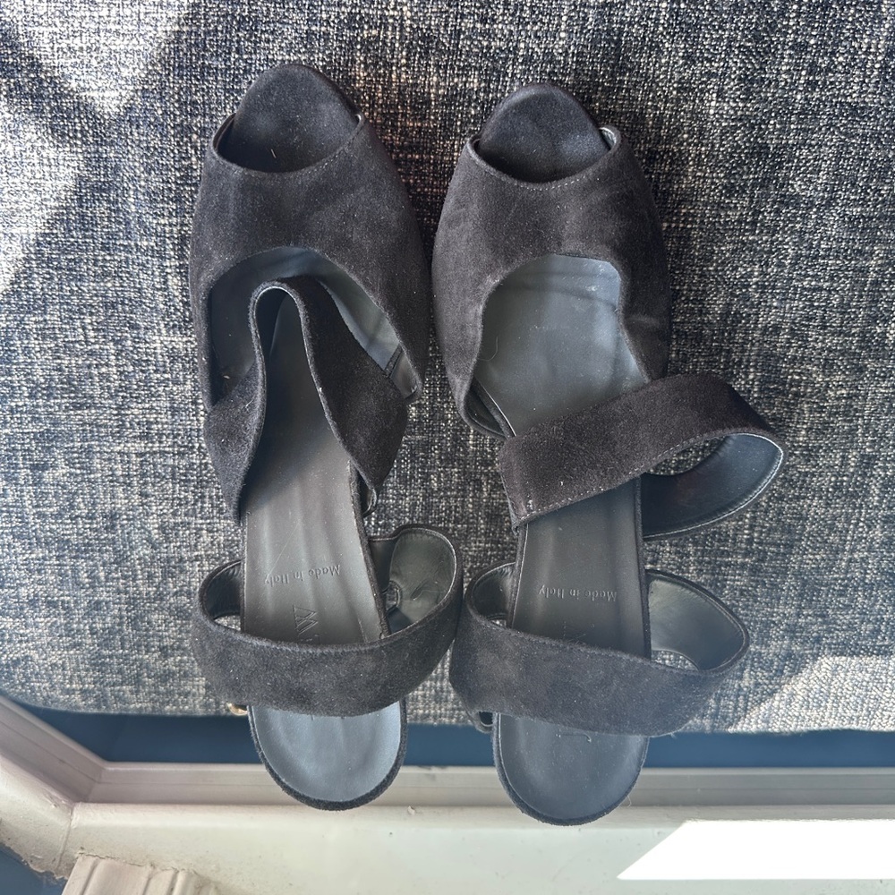 J. Crew Black Heels Sleek Modern Design